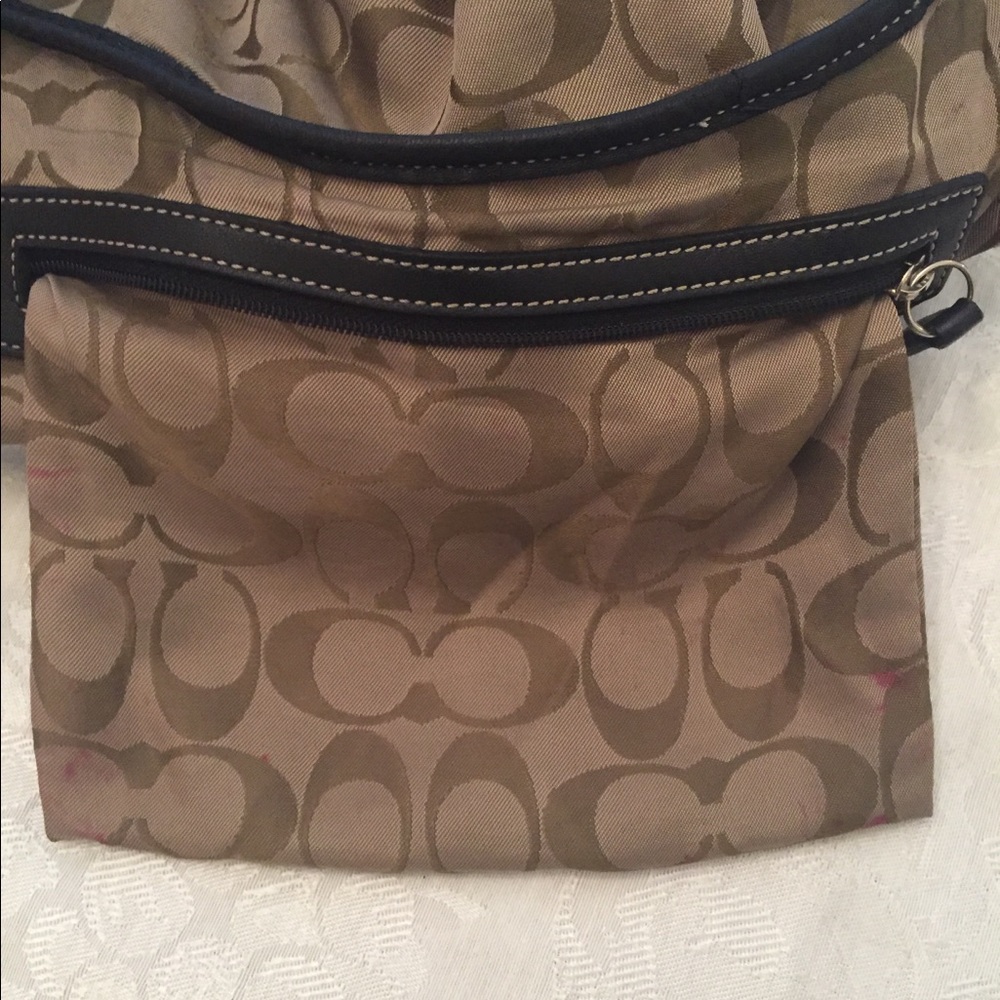 Coach Black Leather Hobo - Picture 7 of 8